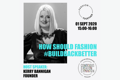 Building back better with Kering Group and Conscious Fashion Campaign